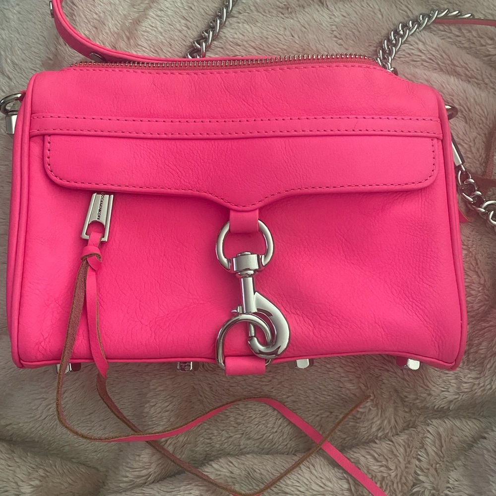 HOT PINK REBECCA MINKOFF CROSSBODY M.A.C